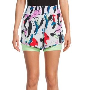 Avia Women's Plus Size Running Short With Built-in Bike Liner Size XXL-20